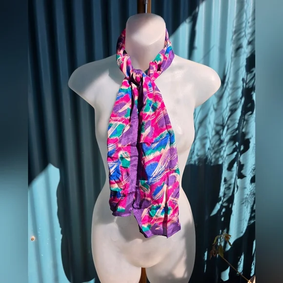 Vintage Elaine Gold Scarf - Picture 1 of 10